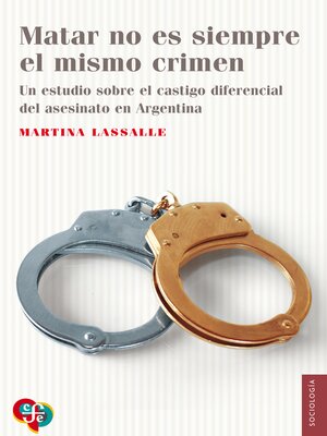 cover image of Matar no es siempre el mismo crimen